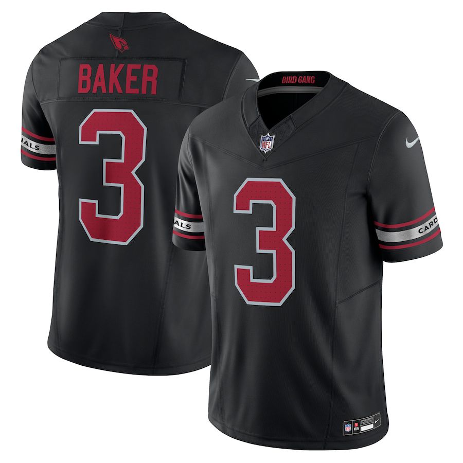 Men Arizona Cardinals #3 Budda Baker Nike Black Vapor F.U.S.E. Limited NFL Jersey